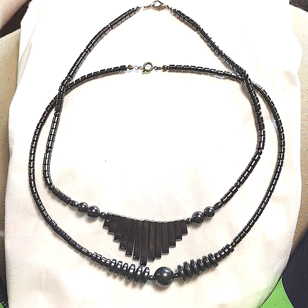 Hematite necklaces
